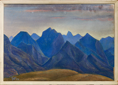 Смирнов-Русецкий Борис Алексеевич (1905-1993).Горный пейзаж. 1973.