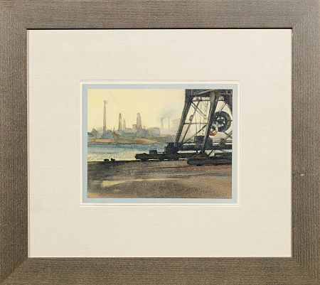 Соколов Владимир Александрович (1923-1997). (?). В порту. 1957.