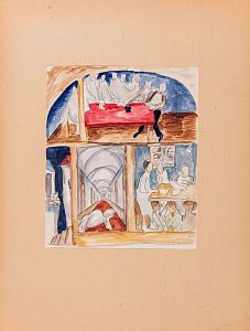 Агапов Игорь Александрович (р.1930).
Тайная вечеря. 1960-е.
