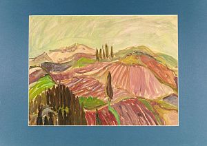 Заславская Суламифь Александровна (1918-2010). 
Пейзаж. 1950-е.