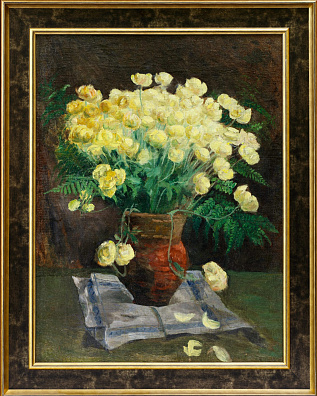Ефремова-Гейдор Елена Николаевна (1907–1980).
Натюрморт с лютиками. 1930-е.