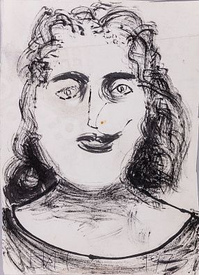 Чубаров Евгений Иосифович (1934-2012).
Женский портрет. 1973.