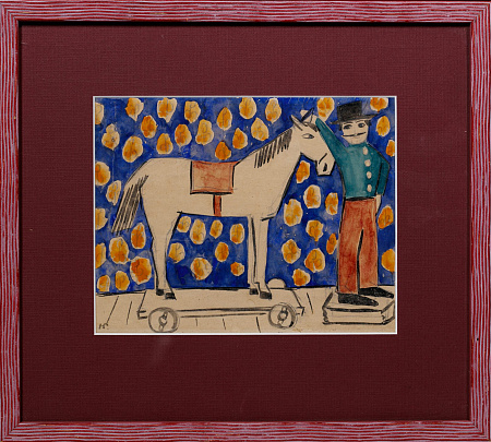 Гончарова Наталья Сергеевна (1881-1962). (?)Лошадка. 1910-е.
