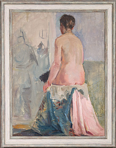 Тутеволь Клавдия Александровна (1917-1980(90).
Натурщица. 1937.