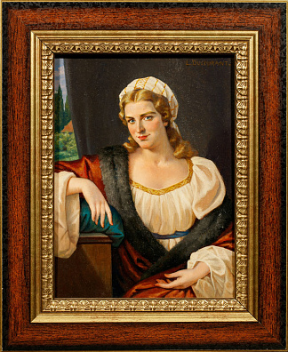 Л.Дюкруан (L.Ducourant).
Женский портрет. Начало ХХ века.