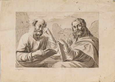 Егоров Алексей Егорович (1776–1851).Евангелисты Марк и Лука. 1820-е - 1830-е.