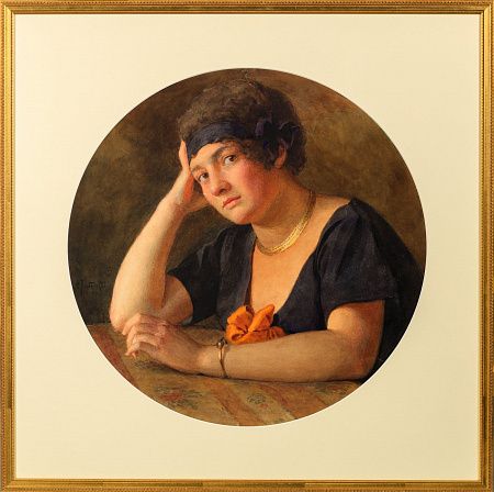 Рерберг Федор Иванович (1865-1938). Женский портрет. 1921.