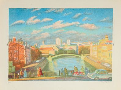 Дехтерева Татьяна Александровна (р.1930). Водоотводный канал. 1980-е - 1990-е.