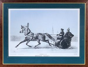 Тимм Василий Федорович (1820–1895). Николай I в санях. С работы Ф.Сверчкова. 2000-е -2010-е.