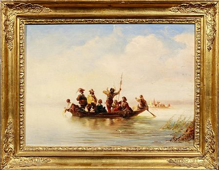 Кристиан Дельфин Вексельсен (Christian Delphin Wexelsen) (1830-1883). Мушкетеры. Середина XIX века..