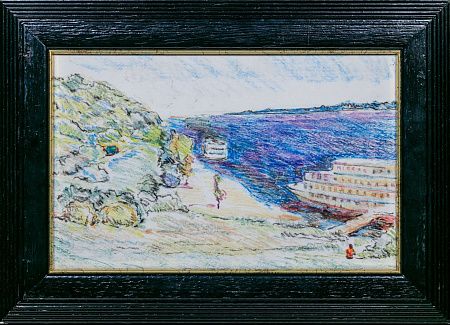 Лучишкин Сергей Алексеевич (1902-1989). Пароходы. 1977.
