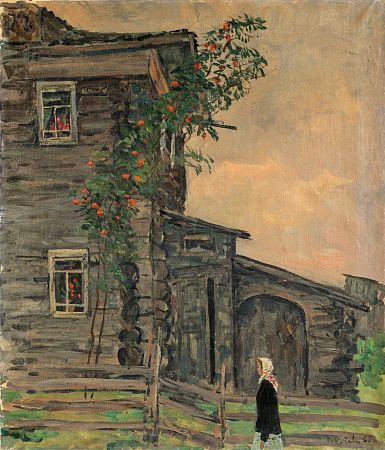 Бирштейн Макс Авадьевич (1914-2000). В северном селе. 1965.