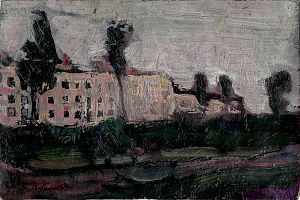 Рыбченков Борис Федорович (1899-1994). Городской пейзаж. 1930-е.