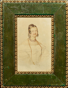Неизвестный художник. Россия. 
Портрет девушки. 1830-е.