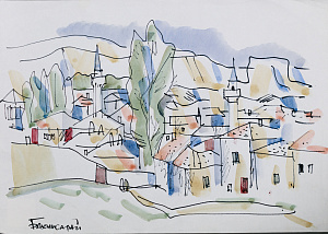 Ратнер Герман Львович (1933–1996). 
Бахчисарай. 1980-е.