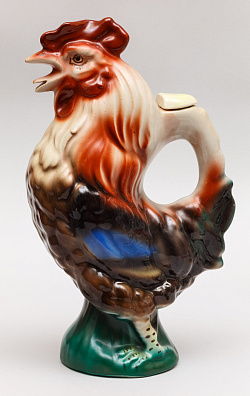 Штоф "Петух". СССР. Кировский фаянсовый завод. 1960-е-1970-е.