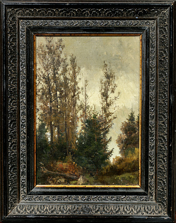 Ендогуров Иван Иванович (1861-1898).Перелесок. Хмурый день. Конец XIX века.