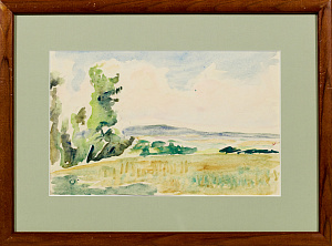 Удальцова Надежда Андреевна (1886-1961). Истра. Начало 1950-х.