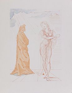 Сальвадор Дали (Salvador Dali) (1904-1989). И
Нерадивые. Иллюстрация к "Божественной комедии" Данте Алигьери. 1959-1964.