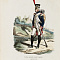 Жозеф Луи Ипполит Белланже (Joseph Louis Hippolyte Bellange) (1800-1866).Императорская гвардия. Фузилер-гренадер. Парадная форма. Вторая треть - середина XIX века.