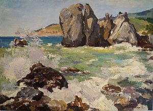 Ребане Эрих Иоганесович (1922–1999). 
Скалы. 1971.