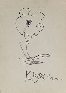Яковлев Владимир Игоревич (1934-1998). 
Цветок. 1980-е - 1990-е.