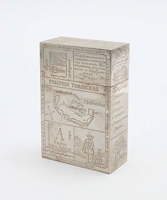 [Грачевы, с экспертизой] Футляр для карт "Тифлисская и Куопиоская губернии". Россия, Санкт-Петербург, фирма Братьев Грачевых, мастер Иоган Ольсониус, 1886 г.