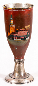 Кубок "Мавзолей Ленина". СССР. Федоскино. 1950-е.
