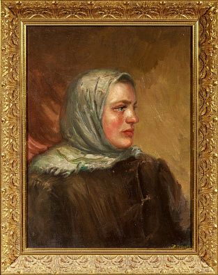 Лебедев Дмитрий Васильевич (1905-1987).
Колхозница. 1930.