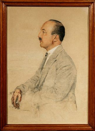 Космин Иван Владимирович (1875(82)-1973). Мужской портрет. 1910-е.