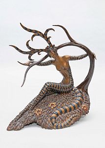 [Эрте] Скульптура "Охота". Автор - Р. Тыртов (Эрте), 1985 г.