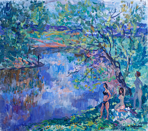 Бирштейн Макс Авадьевич (1914-2000). Купание. 1997.