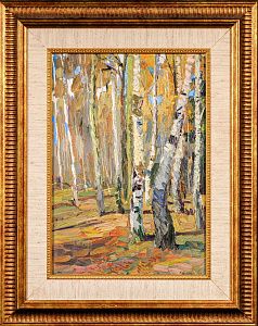 Антонов Сергей Георгиевич (1932-2006). Берёзки. 1970.