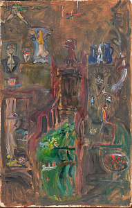 Конышева Натта Ивановна (1935-2022). 
Кресло. 1990-е.
