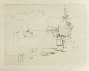 Бантиков Андрей Сергеевич (1914–2001). На линкоре. 1950-е.