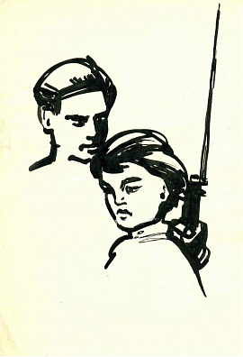Обросов Игорь Павлович (1930-2010). На фронт. 1960-е.