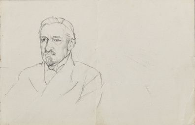 Юон Константин Федорович (1875-1958). 
Мужской портрет. 1910-е - 1920-е.