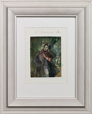 Антонов Виктор Данилович (р. 1936). 
Портрет А.С.Пушкина. 1980-е.