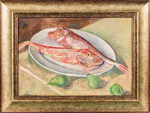 Стерлинг Марк (1897-1976). Бычки и груши. 1930-е.