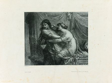 Леру Эжен (Le Reoux Eugen ) (1811-1863).
Иосиф и жена Путифара. Из книги "Древние и современные художники". 1855.