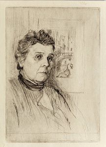 Данилова Валентина Васильевна (1906–1998).Женский портрет. Середина ХХ века.