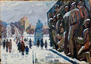 Ольшанецкая Лидия Ильинична (1924-1979). Аллея космонавтов. 1972.