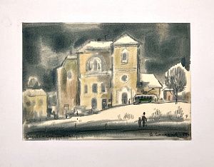 Смеляков Анатолий Дмитриевич (1927-2007). 
Садово-Спасская 21. 1955.