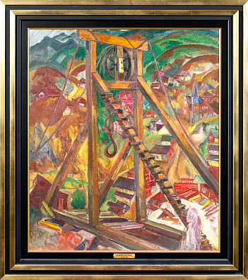 Анисфельд Борис Израилевич (1878-1973).Золотой рудник. Сентрал-сити. 1930-е - 1940-е.