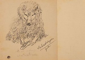 Маревна (Воробьева-Стебельская) Мария Брониславовна (1892-1984). Волк. 1950-е.