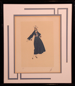 Эрте (Тыртов) Роман Петрович (1892-1990). 
Бонсуар. 1975.