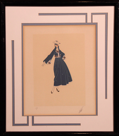 Эрте (Тыртов) Роман Петрович (1892-1990). 
Бонсуар. 1975.