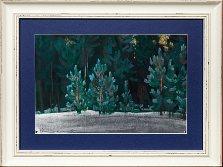 Дмитриевский Виктор Константинович (1923-2006).
Подмосковье. Снегири. 2000.