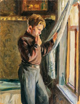 Кривошей Игорь Ефимович (1920-1976). У окна. 1954.