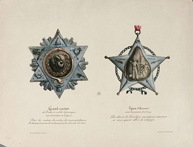 Шарль Филипон (Charles Philipon) (1800-1861). 
Нагрудные знаки. Середина XIX века.
